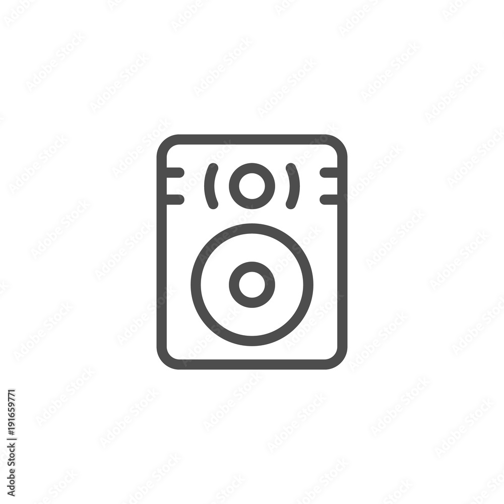 Speaker line icon Speaker line icon