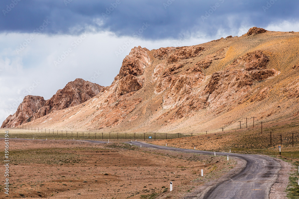 Nice view of Pamir in Tajikistan