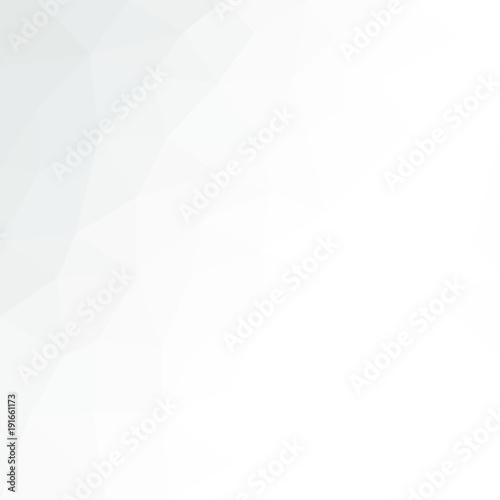 Abstract Grey White geometric polygonal background with mesh of triangles for your design. Grey White texture. Trend. Low Poly.