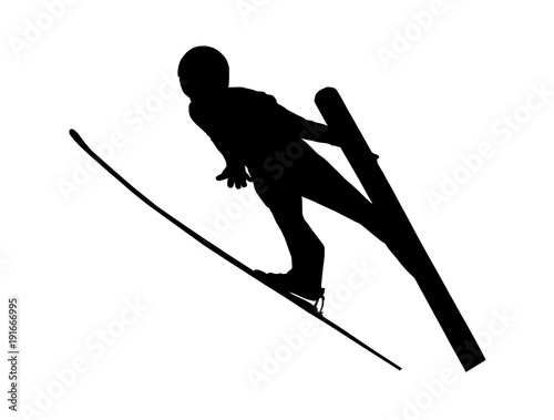 Canvas Print Saut à ski