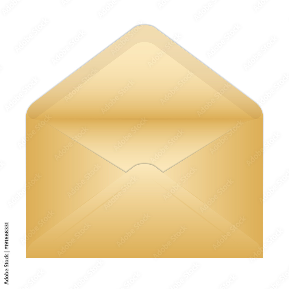vector illustration of an open old envelope. isolated on white background vector illustration of an open old envelope. isolated on white background