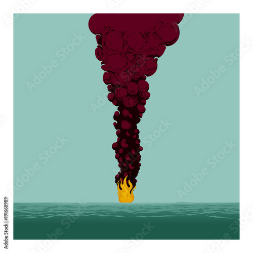FIRE IN THE SEA. POETIC IMAGE: SENSATION OF IMPOTENCE.
Serie of metaphorical concepts.