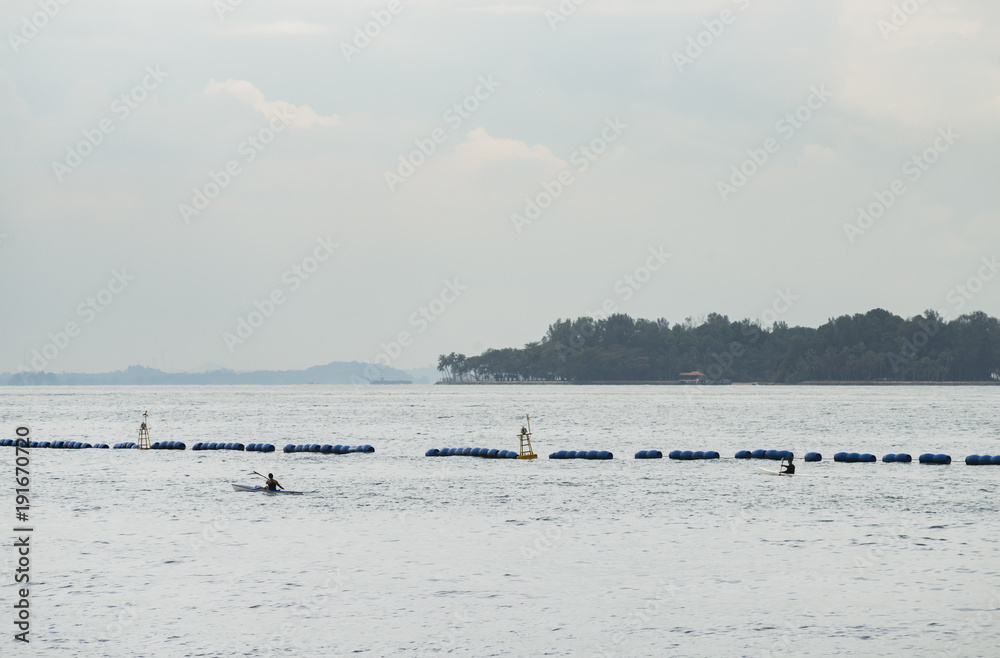 sea kayaking scenery sea kayaking scenery