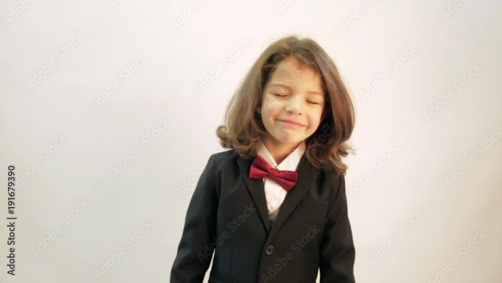 A young handsome businessman agrees, nods his head. A young handsome businessman agrees, nods his head.