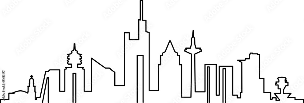 Skyline Frankfurt Skyline Frankfurt