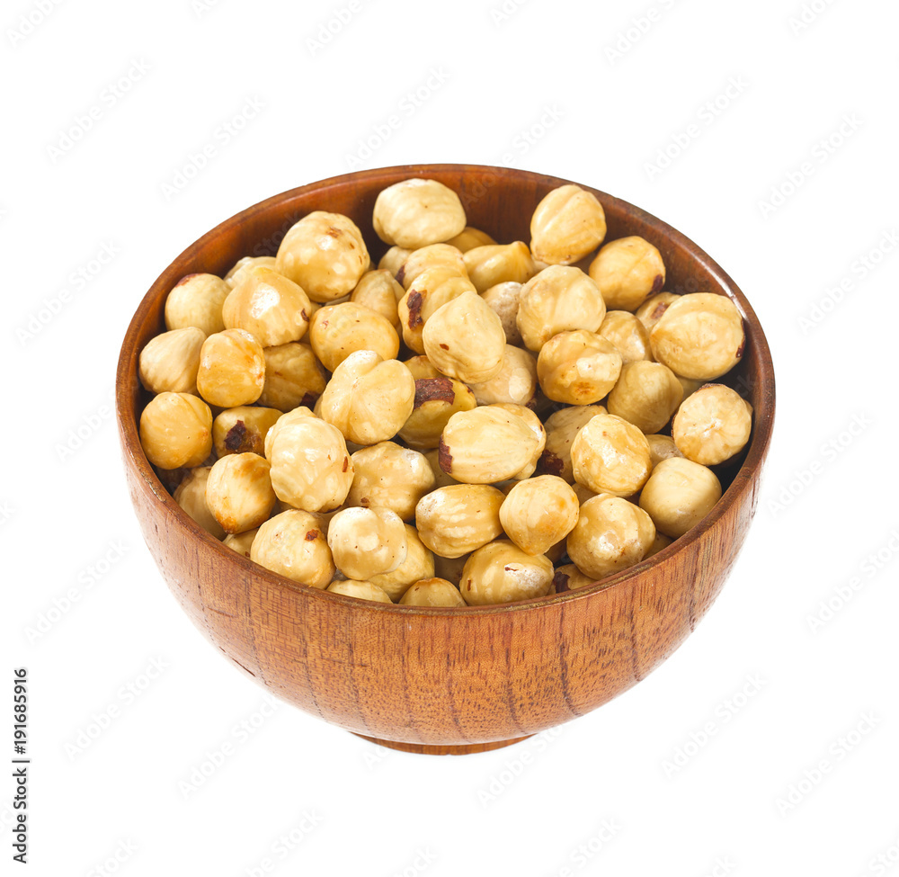 roasted hazelnuts isolated on white roasted hazelnuts isolated on white