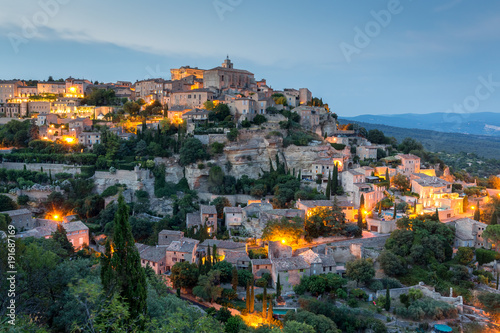 Gordes - charming medieval town near Apt, Provence, France photo