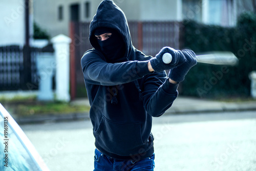Фотография Car thief, car theft
