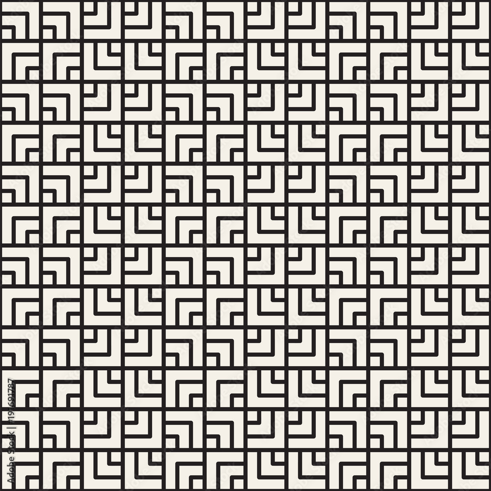 Vector seamless lattice pattern. Modern stylish texture with monochrome trellis. Repeating geometric grid. Simple design background. Vector seamless lattice pattern. Modern stylish texture with monochrome trellis. Repeating geometric grid. Simple design background.