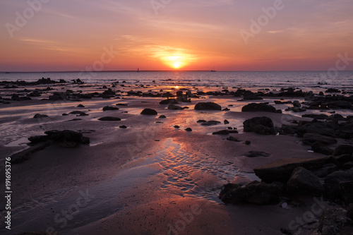 Sunset at Mindil Beach Darwin, Northern Territory, Australia photo