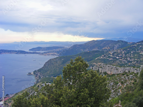 Saint Jean Cap ferrat Bay in the south of France : azur coast, coast of Nice