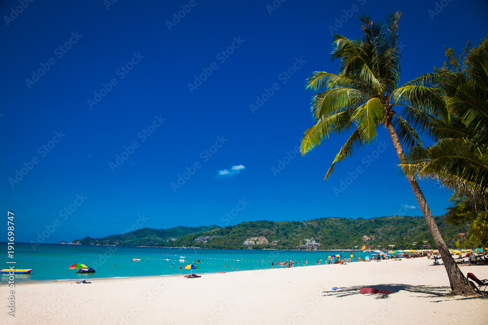 Patong beach in Phuket, Thailand.