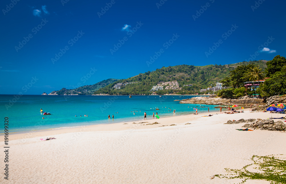 Patong beach in Phuket, Thailand.