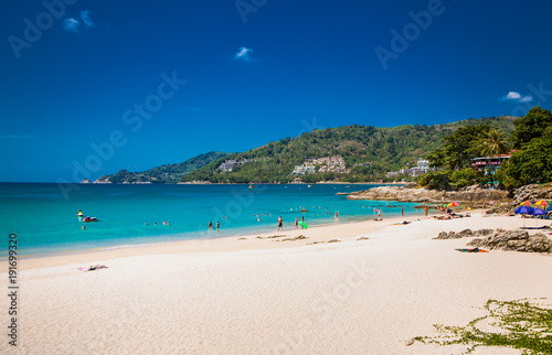 Fototapeta Naklejka Na Ścianę i Meble -  Patong beach in Phuket, Thailand.