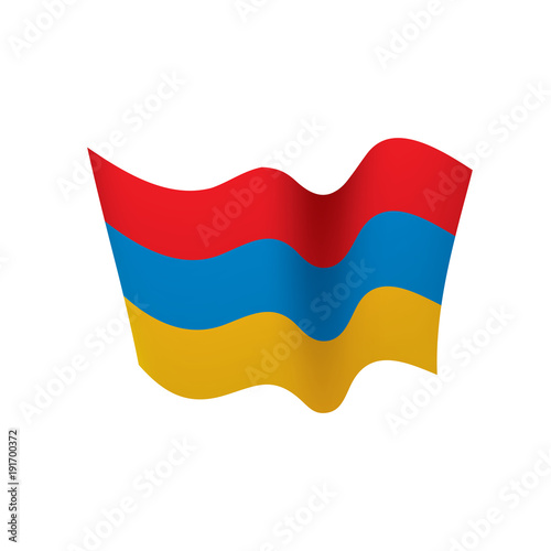 Armenia flag  vector illustration