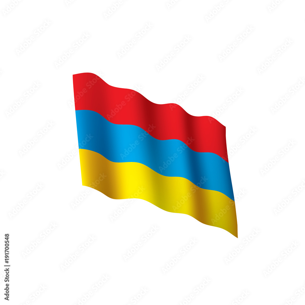 Armenia flag, vector illustration Armenia flag, vector illustration
