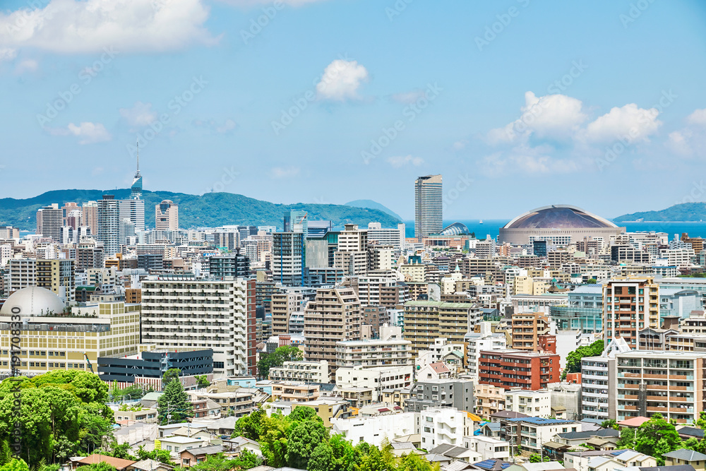 都市風景 福岡市 Stock 写真 Adobe Stock