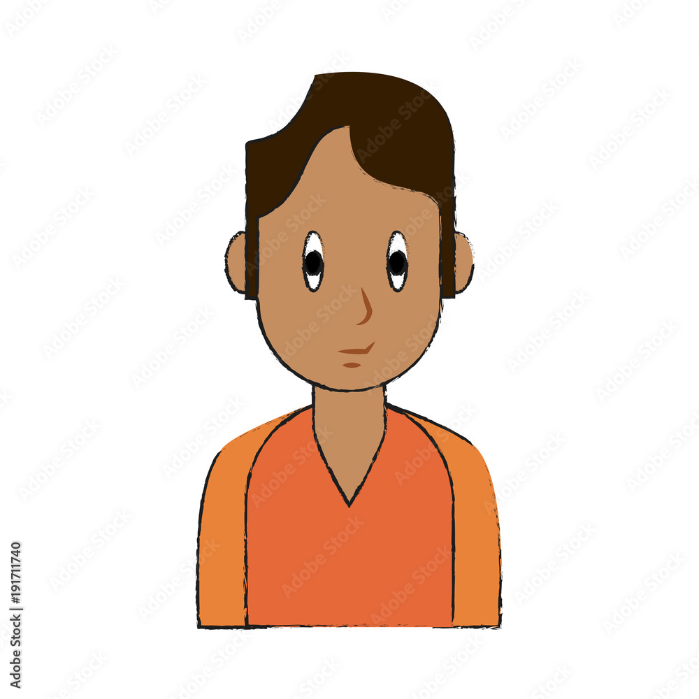 Young man cartoon icon vector illustration graphic design Young man cartoon icon vector illustration graphic design