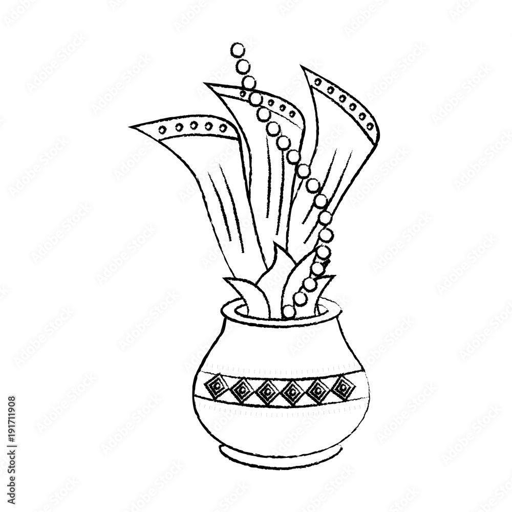 Premium Vector | Set of houseplant vector illustration with simple line  doodle design home plants in decorative pots