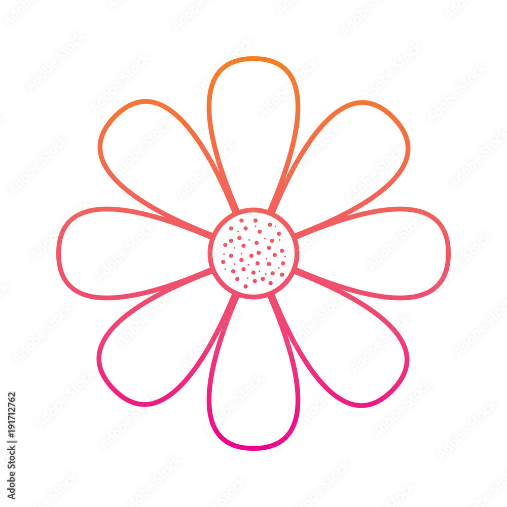 neem flower tree botanical plant hindu vector illustration red degraded line image neem flower tree botanical plant hindu vector illustration red degraded line image