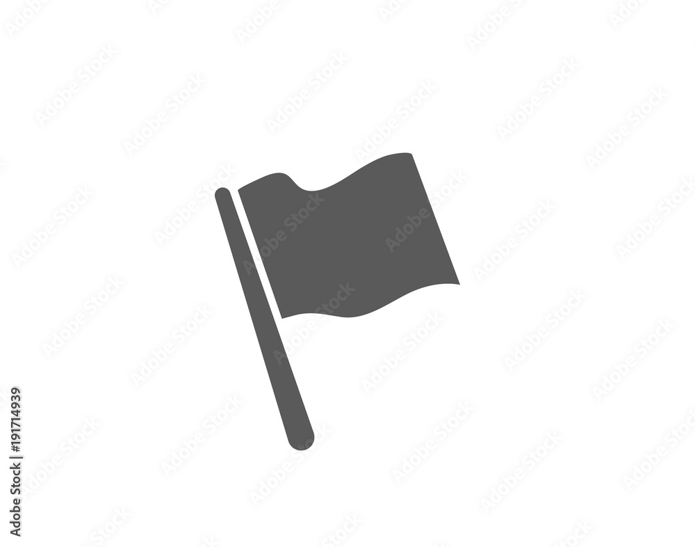 Modern Flag Icon Modern Flag Icon