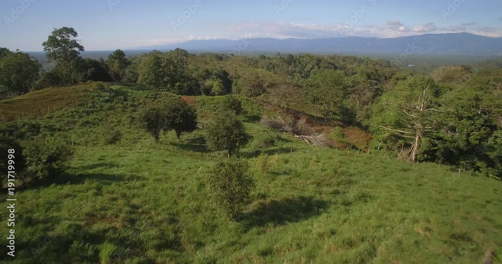 Aerial, Reserva Forestal Golfo Dulce, Costa Rica