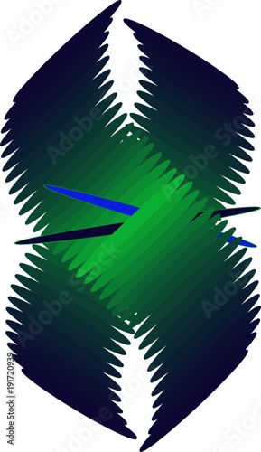 fictional 3d palmleaves