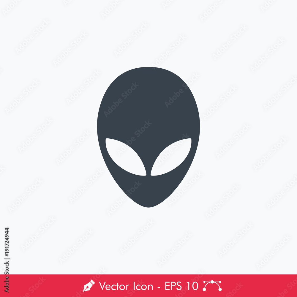 Alien (Science Fiction Genre) Icon / Vector Alien (Science Fiction Genre) Icon / Vector