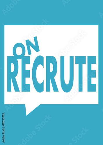 on recrute