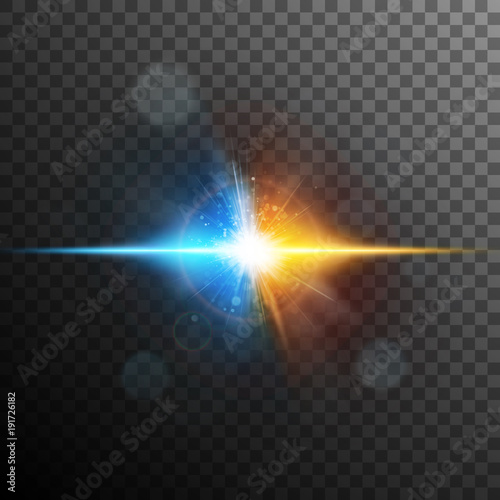 Abstract concept. forces burst. Transparent background only in EPS 10