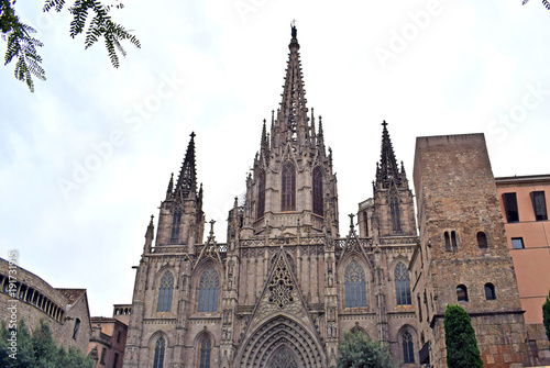 Catedral de Barcelona en España   © luzimag