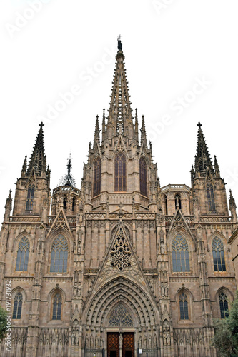 Catedral de Barcelona en España 