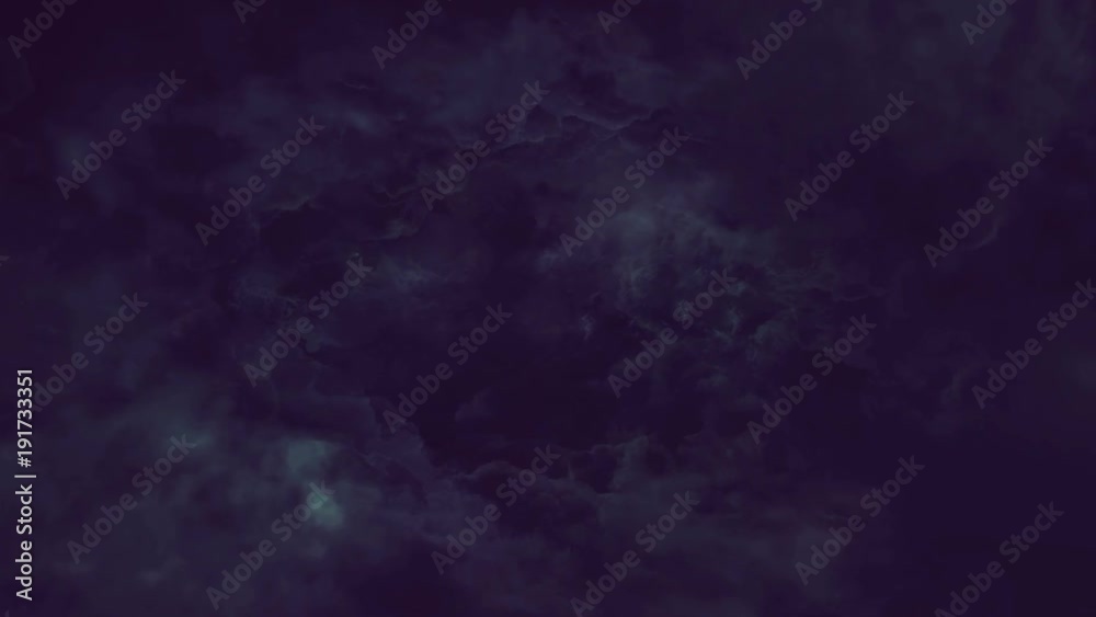 Flying Through The Dark Blue Clouds