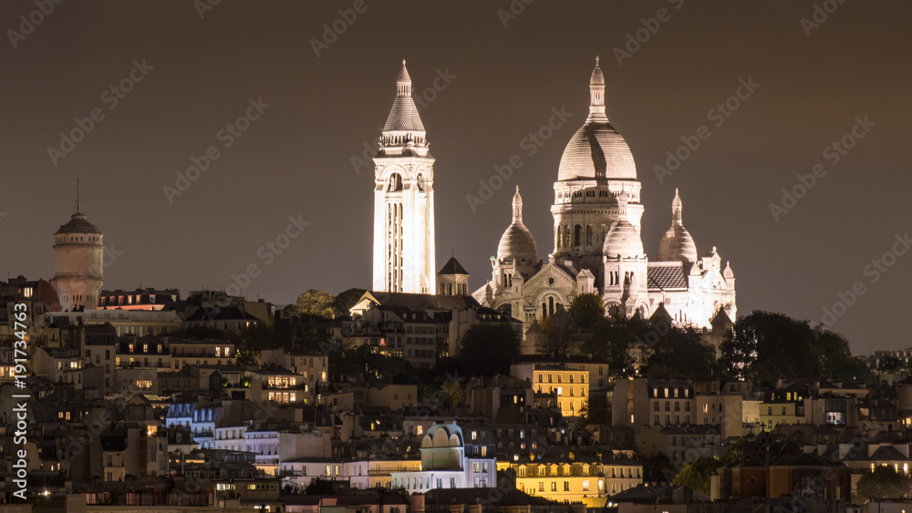Fototapeta premium Paris Night & Light