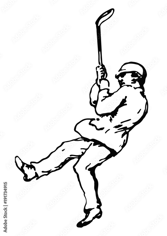 Fototapeta premium Golfspieler - golfer