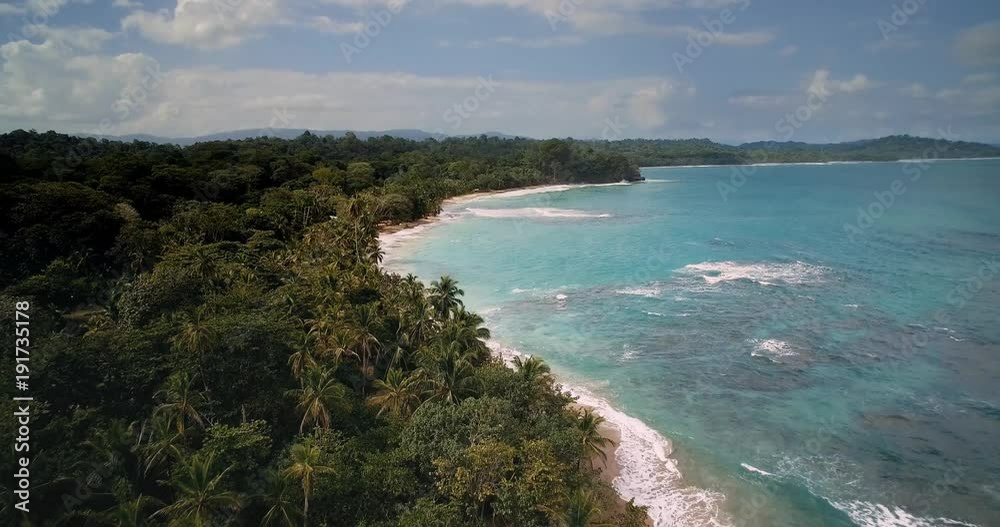 Aerial, Punta Uva At Cahuita, Costa Rica