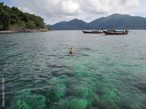 Diver in the sea