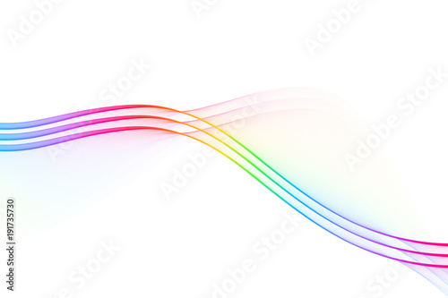 Abstract spectrum color big flame waves