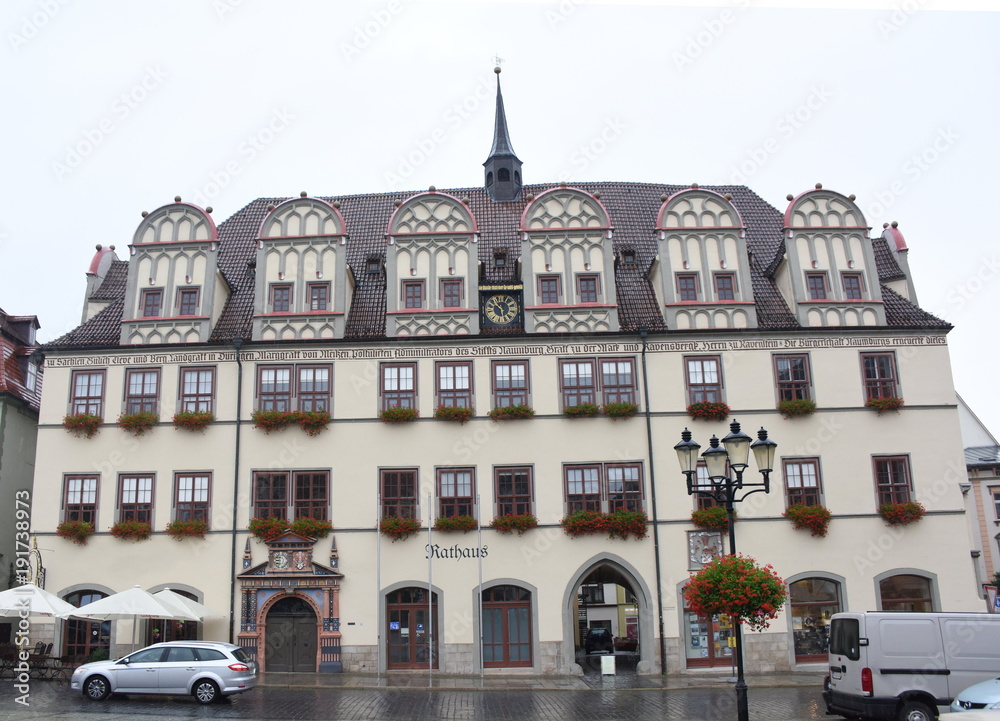 Fototapeta premium Naumburg, an der Saale, Rathaus