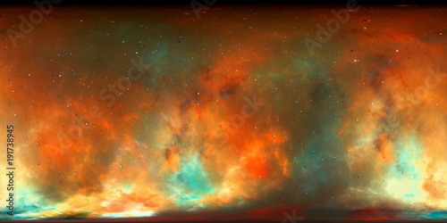 Fototapeta Naklejka Na Ścianę i Meble -  Nebula 360 degrees VR panorama