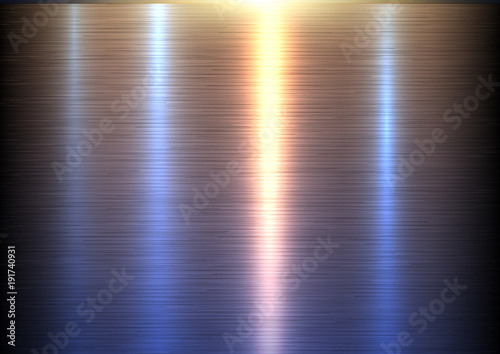 Steel metal texture, interesting vector metallic background.