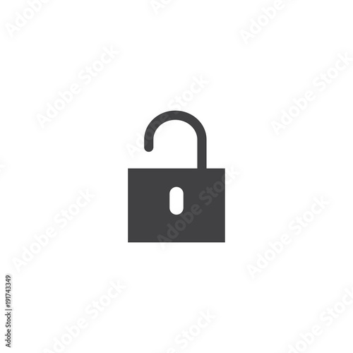 lock icon. sign design