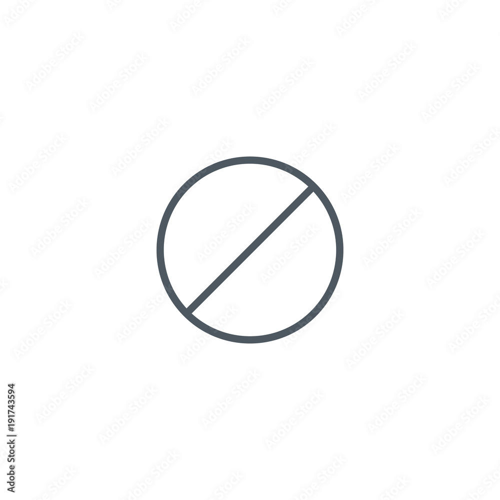 diameter icon. sign design