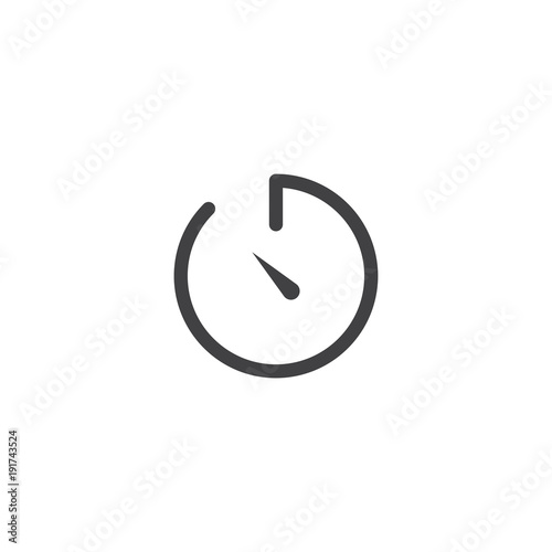 speedometr icon. sign design