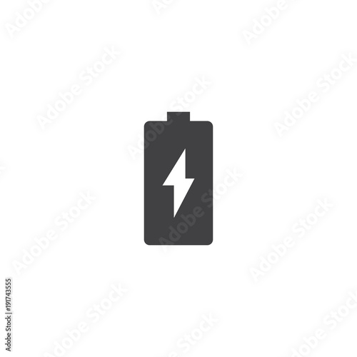 battery icon. sign design