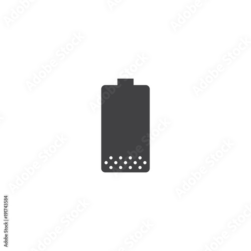 battery icon. sign design