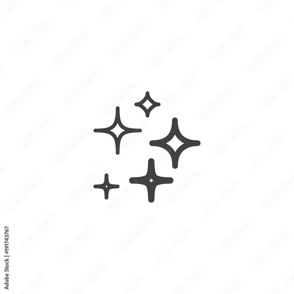 stars icon. sign design stars icon. sign design