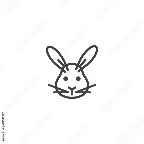 rabbit icon. sign design © Rovshan