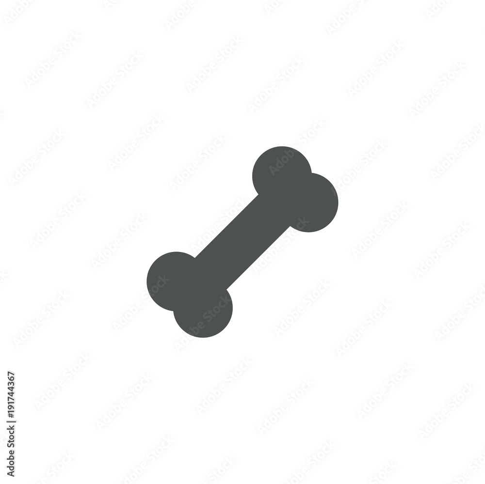bone icon. sign design