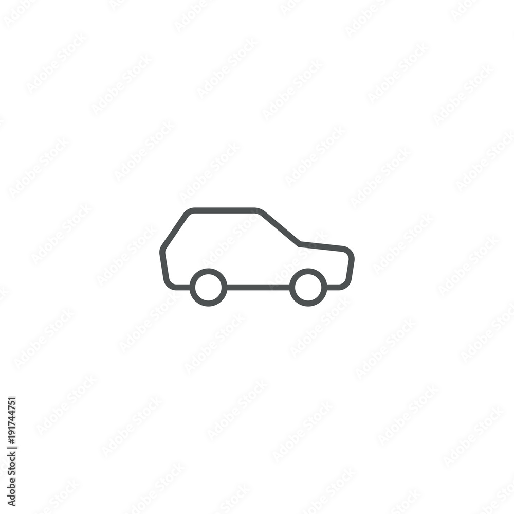 car suv icon. sign design